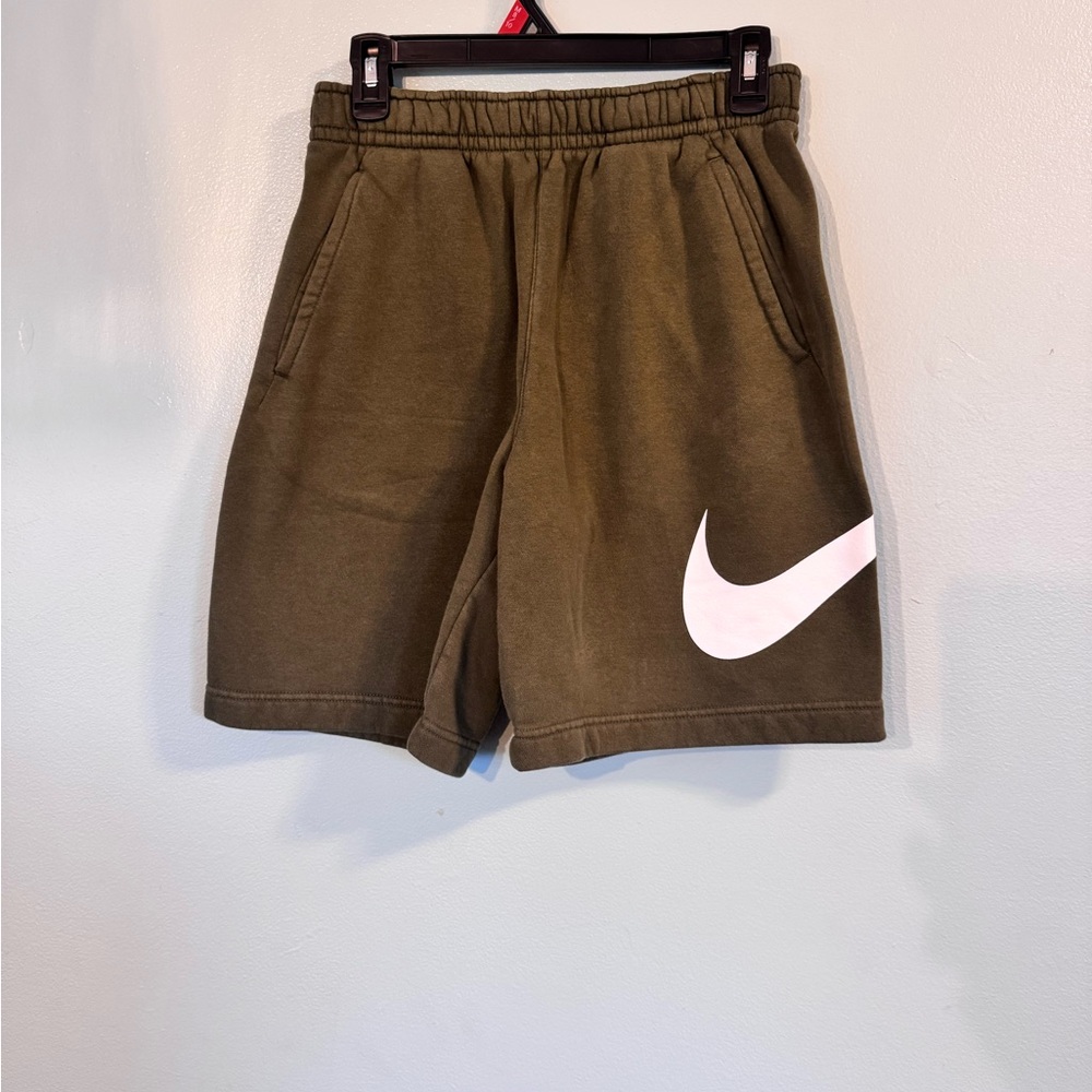 Nike Sage Green Shorts with White Tag